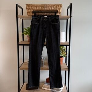 Eileen Fisher Mid-Rise Dark Wash Boot Cut Jeans, 8